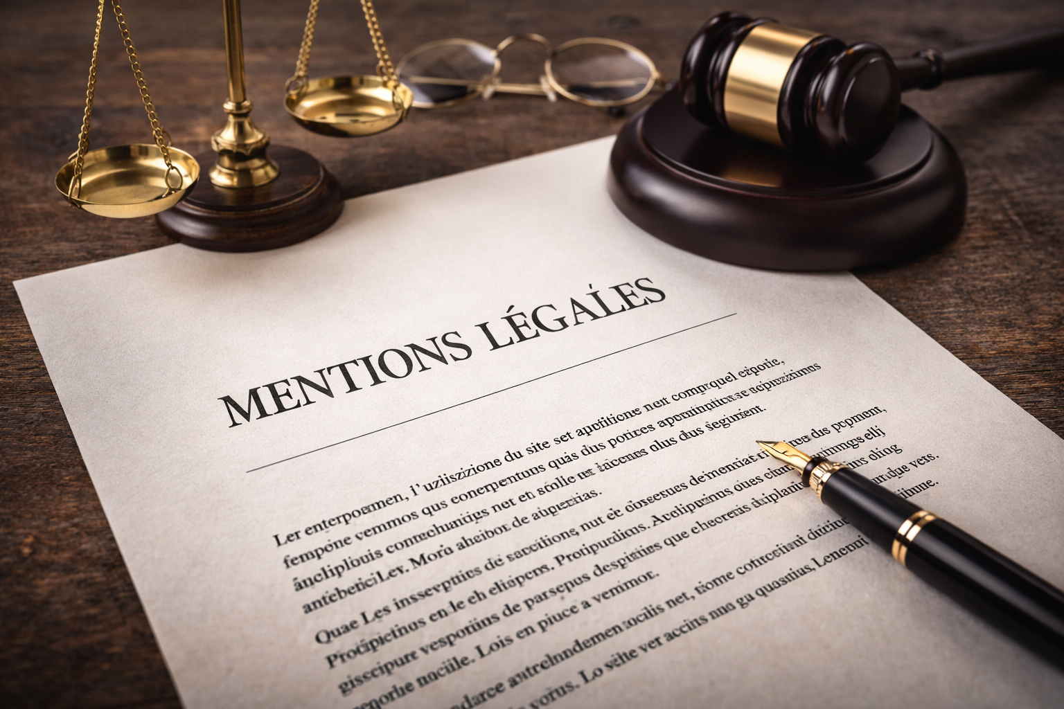 Neutral illustration: scale and documents (no text)